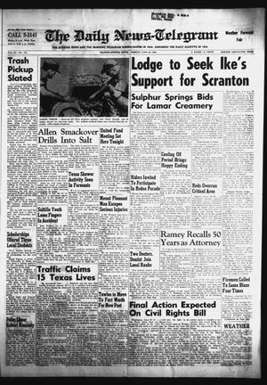 The Daily News-Telegram (Sulphur Springs, Tex.), Vol. 86, No. 152, Ed. 1 Monday, June 29, 1964