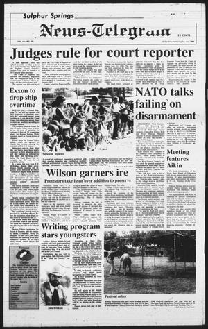 Sulphur Springs News-Telegram (Sulphur Springs, Tex.), Vol. 111, No. 103, Ed. 1 Monday, May 1, 1989