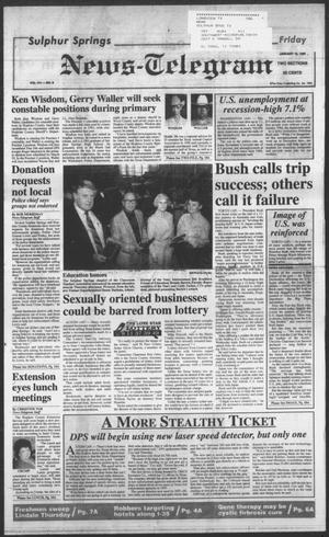 Sulphur Springs News-Telegram (Sulphur Springs, Tex.), Vol. 114, No. 8, Ed. 1 Friday, January 10, 1992