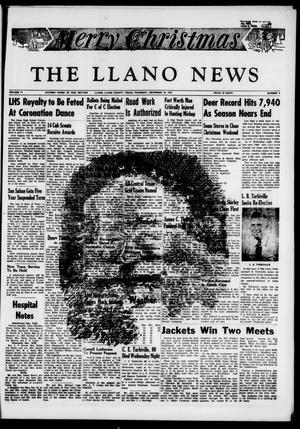 The Llano News (Llano, Tex.), Vol. 71, No. 4, Ed. 1 Thursday, December 24, 1959