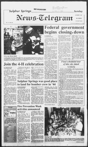 Sulphur Springs News-Telegram (Sulphur Springs, Tex.), Vol. 112, No. 237, Ed. 1 Sunday, October 7, 1990