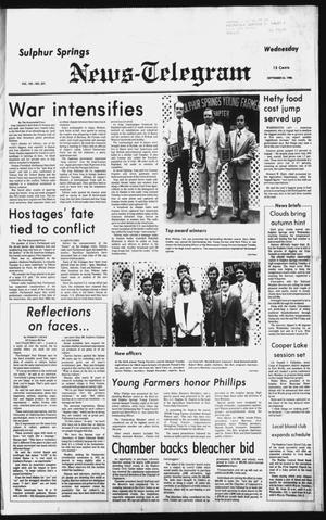 Sulphur Springs News-Telegram (Sulphur Springs, Tex.), Vol. 102, No. 227, Ed. 1 Wednesday, September 24, 1980