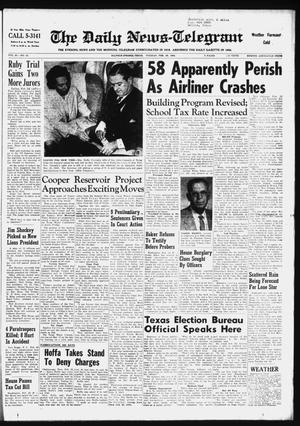 The Daily News-Telegram (Sulphur Springs, Tex.), Vol. 86, No. 45, Ed. 1 Tuesday, February 25, 1964
