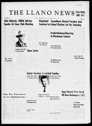 The Llano News (Llano, Tex.), Vol. 69, No. 18, Ed. 1 Thursday, April 3, 1958