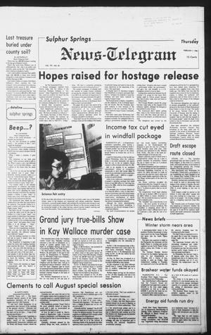 Sulphur Springs News-Telegram (Sulphur Springs, Tex.), Vol. 102, No. 32, Ed. 1 Thursday, February 7, 1980