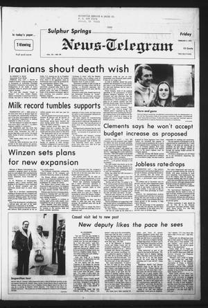 Sulphur Springs News-Telegram (Sulphur Springs, Tex.), Vol. 101, No. 28, Ed. 1 Friday, February 2, 1979
