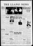 Thumbnail image of item number 1 in: 'The Llano News (Llano, Tex.), Vol. 71, No. 45, Ed. 1 Thursday, October 6, 1960'.
