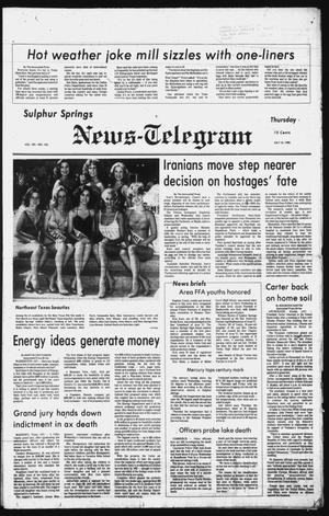 Primary view of object titled 'Sulphur Springs News-Telegram (Sulphur Springs, Tex.), Vol. 102, No. 163, Ed. 1 Thursday, July 10, 1980'.