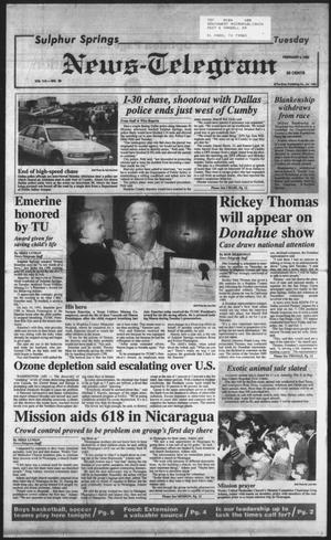 Sulphur Springs News-Telegram (Sulphur Springs, Tex.), Vol. 114, No. 29, Ed. 1 Tuesday, February 4, 1992