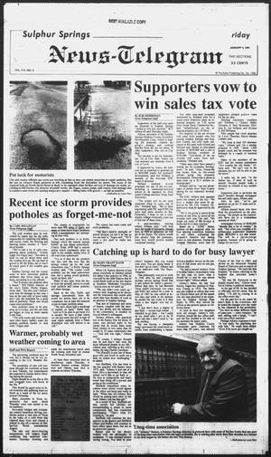 Sulphur Springs News-Telegram (Sulphur Springs, Tex.), Vol. 113, No. 3, Ed. 1 Friday, January 4, 1991