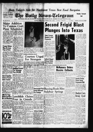 The Daily News-Telegram (Sulphur Springs, Tex.), Vol. 85, No. 292, Ed. 1 Thursday, December 12, 1963
