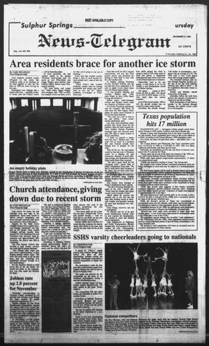 Sulphur Springs News-Telegram (Sulphur Springs, Tex.), Vol. 112, No. 305, Ed. 1 Thursday, December 27, 1990