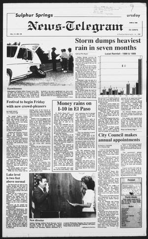 Sulphur Springs News-Telegram (Sulphur Springs, Tex.), Vol. 111, No. 136, Ed. 1 Thursday, June 8, 1989