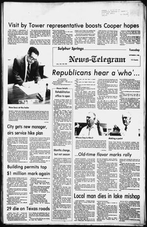 Sulphur Springs News-Telegram (Sulphur Springs, Tex.), Vol. 102, No. 208, Ed. 1 Tuesday, September 2, 1980