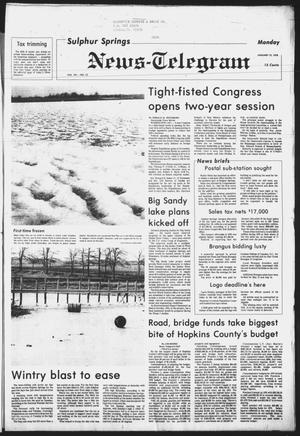 Primary view of object titled 'Sulphur Springs News-Telegram (Sulphur Springs, Tex.), Vol. 101, No. 12, Ed. 1 Monday, January 15, 1979'.