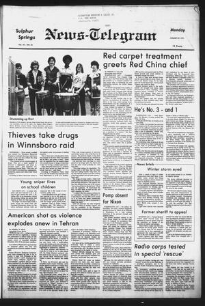 Primary view of object titled 'Sulphur Springs News-Telegram (Sulphur Springs, Tex.), Vol. 101, No. 24, Ed. 1 Monday, January 29, 1979'.