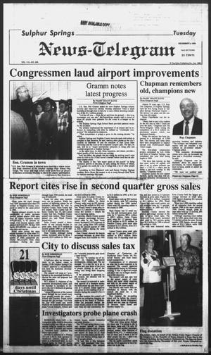 Sulphur Springs News-Telegram (Sulphur Springs, Tex.), Vol. 112, No. 286, Ed. 1 Tuesday, December 4, 1990