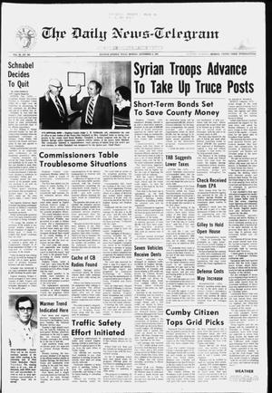 The Daily News-Telegram (Sulphur Springs, Tex.), Vol. 98, No. 265, Ed. 1 Monday, November 8, 1976