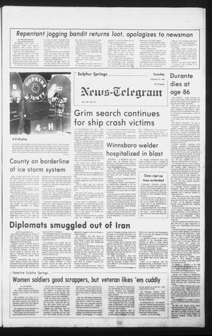 Sulphur Springs News-Telegram (Sulphur Springs, Tex.), Vol. 102, No. 24, Ed. 1 Tuesday, January 29, 1980