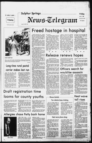 Sulphur Springs News-Telegram (Sulphur Springs, Tex.), Vol. 102, No. 164, Ed. 1 Friday, July 11, 1980