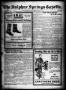Thumbnail image of item number 1 in: 'The Sulphur Springs Gazette. (Sulphur Springs, Tex.), Vol. 53, No. 14, Ed. 1 Friday, April 9, 1915'.