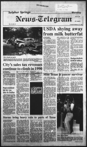 Sulphur Springs News-Telegram (Sulphur Springs, Tex.), Vol. 112, No. 167, Ed. 1 Monday, July 16, 1990