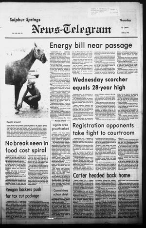 Sulphur Springs News-Telegram (Sulphur Springs, Tex.), Vol. 102, No. 152, Ed. 1 Thursday, June 26, 1980