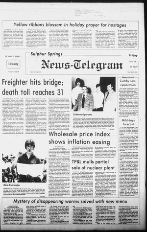 Sulphur Springs News-Telegram (Sulphur Springs, Tex.), Vol. 102, No. 111, Ed. 1 Friday, May 9, 1980