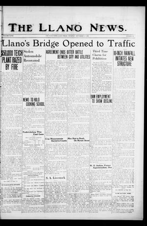 The Llano News. (Llano, Tex.), Vol. 48, No. 42, Ed. 1 Thursday, September 17, 1936