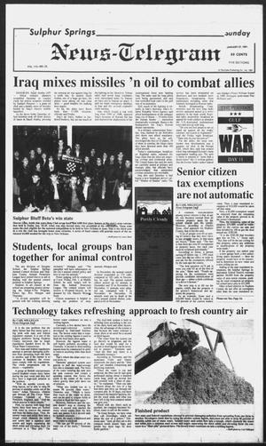 Sulphur Springs News-Telegram (Sulphur Springs, Tex.), Vol. 113, No. 22, Ed. 1 Sunday, January 27, 1991