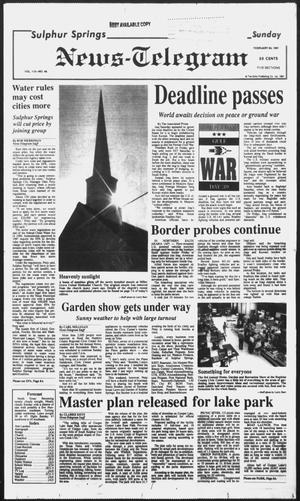 Sulphur Springs News-Telegram (Sulphur Springs, Tex.), Vol. 113, No. 46, Ed. 1 Sunday, February 24, 1991
