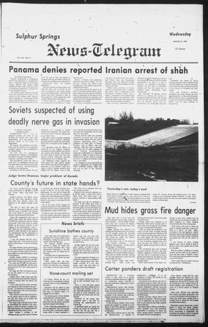 Sulphur Springs News-Telegram (Sulphur Springs, Tex.), Vol. 302, No. 19, Ed. 1 Wednesday, January 23, 1980