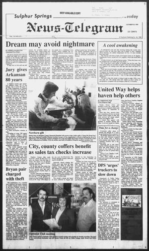 Sulphur Springs News-Telegram (Sulphur Springs, Tex.), Vol. 112, No. 251, Ed. 1 Tuesday, October 23, 1990
