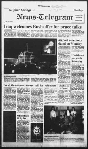 Sulphur Springs News-Telegram (Sulphur Springs, Tex.), Vol. 112, No. 284, Ed. 1 Sunday, December 2, 1990