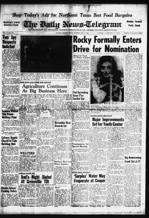 The Daily News-Telegram (Sulphur Springs, Tex.), Vol. 85, No. 163, Ed. 1 Thursday, November 7, 1963