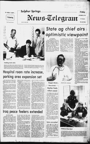 Sulphur Springs News-Telegram (Sulphur Springs, Tex.), Vol. 102, No. 229, Ed. 1 Friday, September 26, 1980