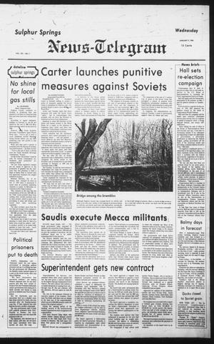 Sulphur Springs News-Telegram (Sulphur Springs, Tex.), Vol. 102, No. 7, Ed. 1 Wednesday, January 9, 1980