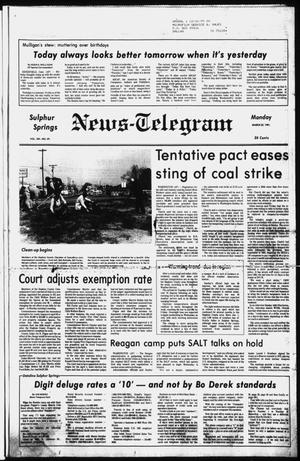 Sulphur Springs News-Telegram (Sulphur Springs, Tex.), Vol. 103, No. 69, Ed. 1 Monday, March 23, 1981