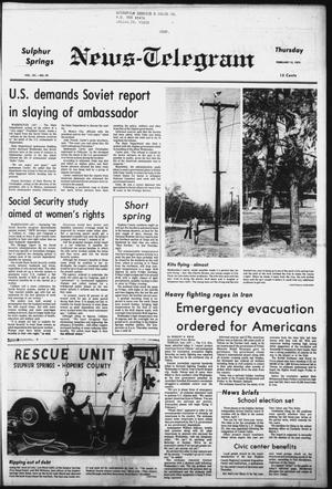 Sulphur Springs News-Telegram (Sulphur Springs, Tex.), Vol. 101, No. 39, Ed. 1 Thursday, February 15, 1979
