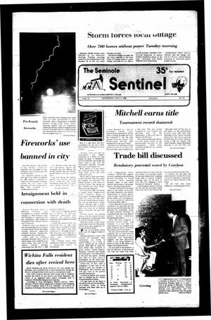 The Seminole Sentinel (Seminole, Tex.), Vol. 79, No. 70, Ed. 1 Wednesday, July 2, 1986
