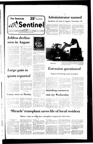 The Seminole Sentinel (Seminole, Tex.), Vol. 79, No. 95, Ed. 1 Sunday, September 28, 1986