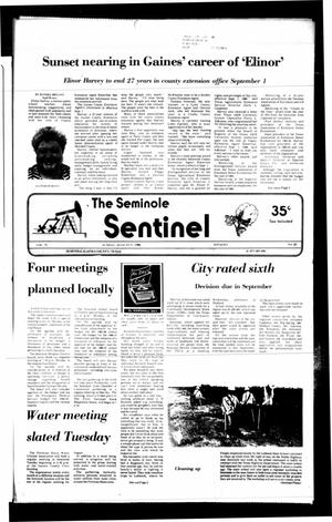 The Seminole Sentinel (Seminole, Tex.), Vol. 79, No. 83, Ed. 1 Sunday, August 17, 1986