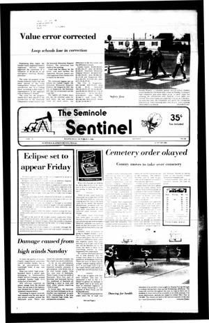 The Seminole Sentinel (Seminole, Tex.), Vol. 79, No. 96, Ed. 1 Wednesday, October 1, 1986