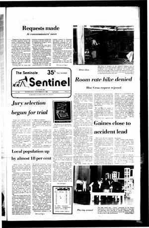 The Seminole Sentinel (Seminole, Tex.), Vol. 80, No. 6, Ed. 1 Wednesday, November 19, 1986