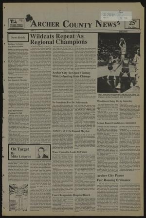 Archer County News (Archer City, Tex.), No. 11, Ed. 1 Thursday, March 12, 1987