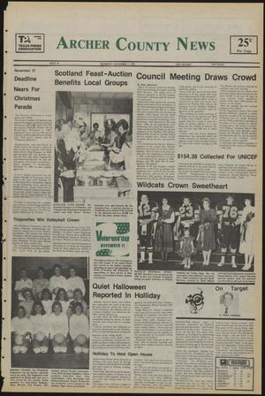 Archer County News (Archer City, Tex.), No. 45, Ed. 1 Thursday, November 7, 1985