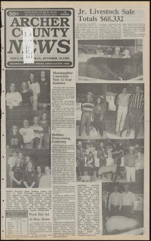 Archer County News (Archer City, Tex.), No. 42, Ed. 1 Thursday, October 19, 1995