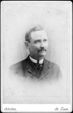 [Photograph of J.H.P. Davis taken by "Scholten, St. Louis"]