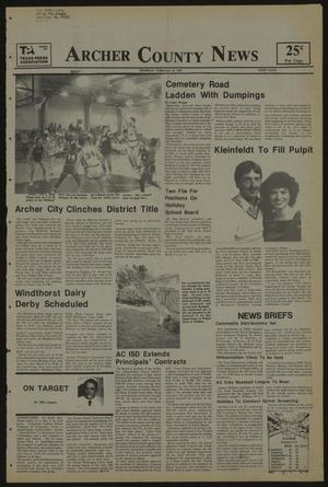 Archer County News (Archer City, Tex.), No. 8, Ed. 1 Thursday, February 19, 1987