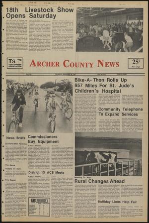 Archer County News (Archer City, Tex.), No. 39, Ed. 1 Thursday, September 26, 1985